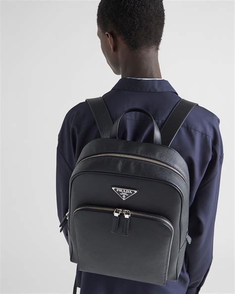 prada leather backpack price|prada unisex backpack.